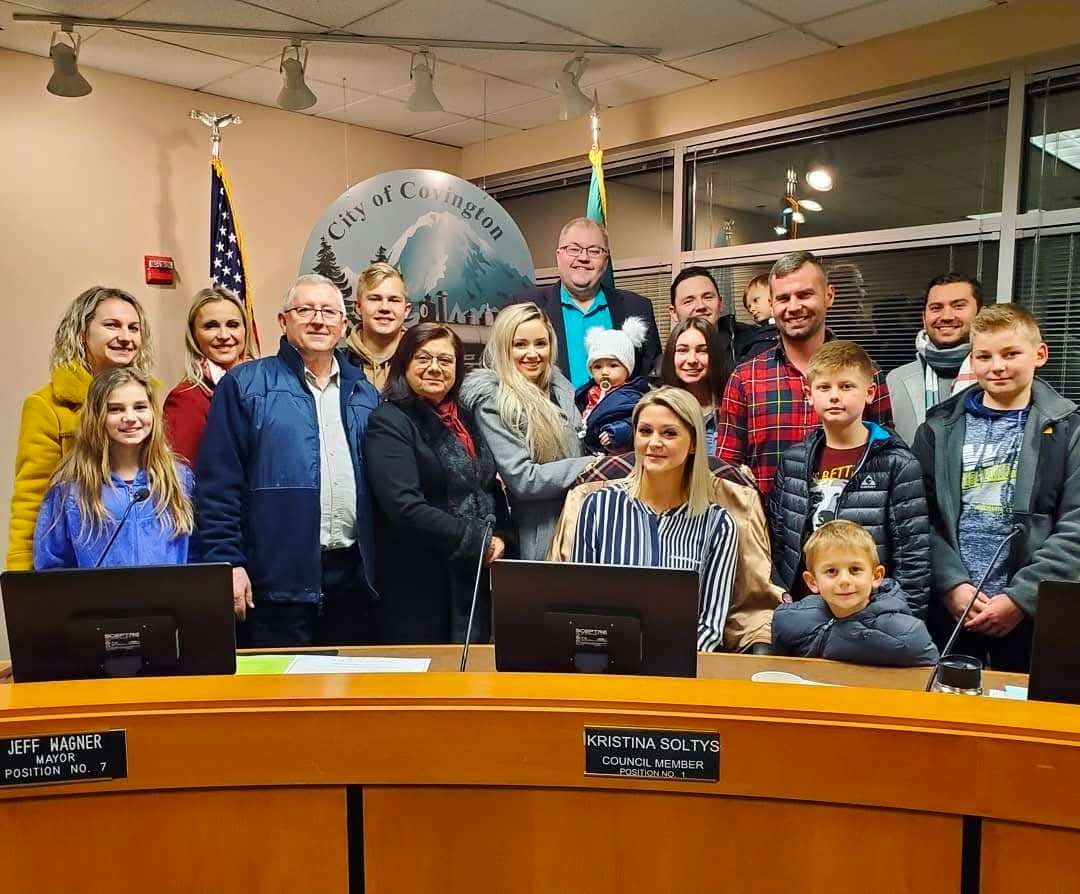 Covington City Council large group photo
