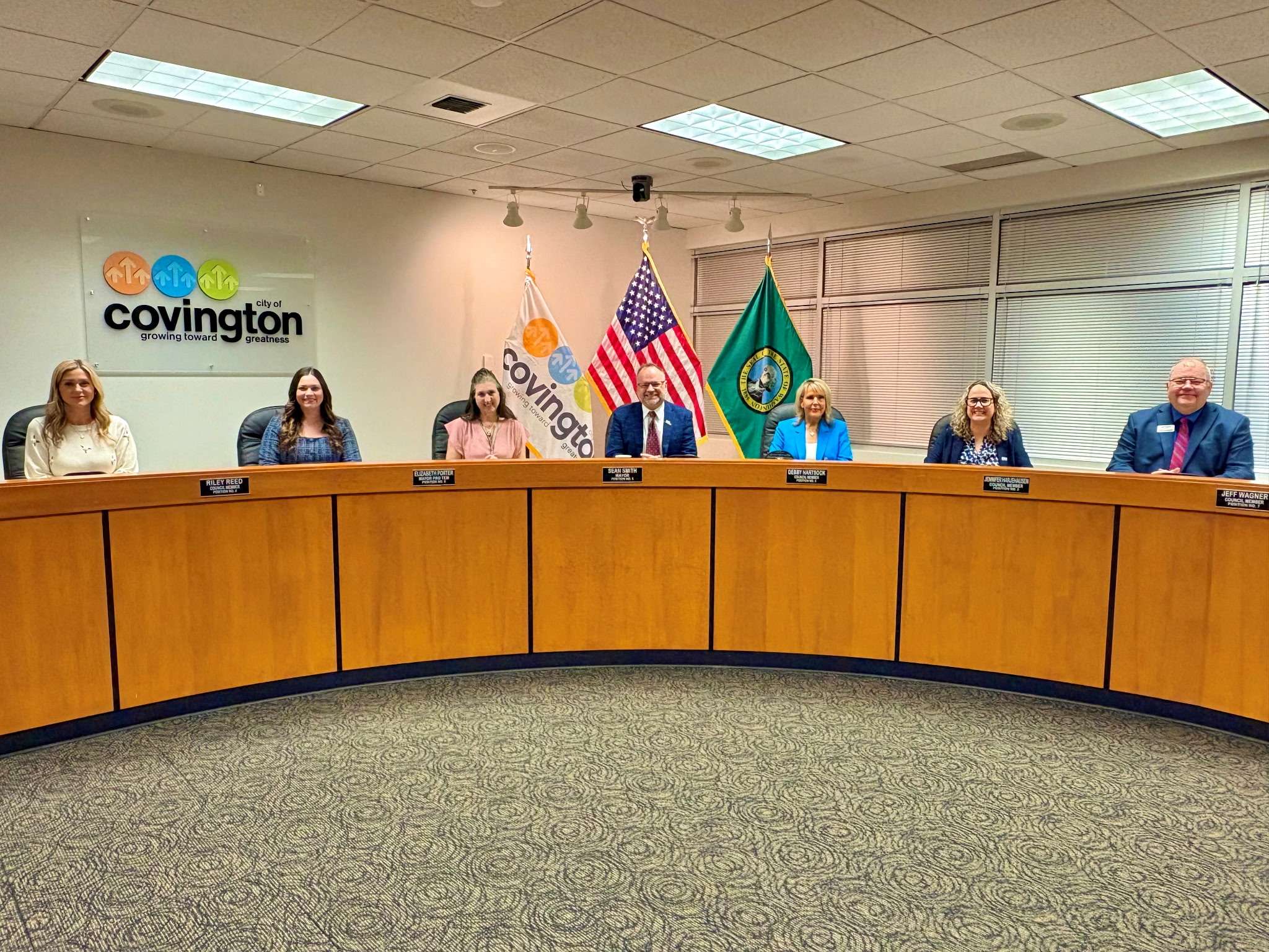 Covington City Council seated group photo